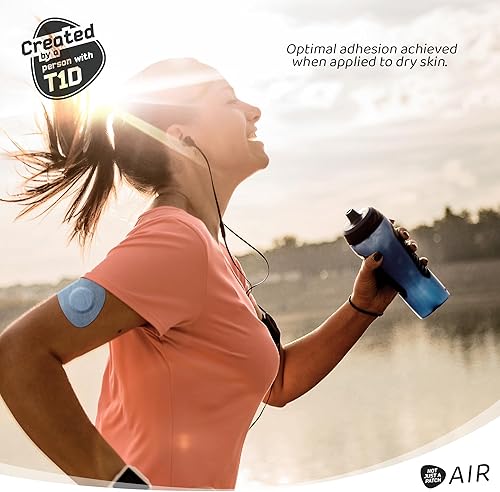 Vista 31 de Not Just A Patch Freestyle Libre 2 fundas (paquete de 20) – Delgada, fuerte y ligera, adherencia ultra larga de 14 días – Durable Lingo CGM & Libre