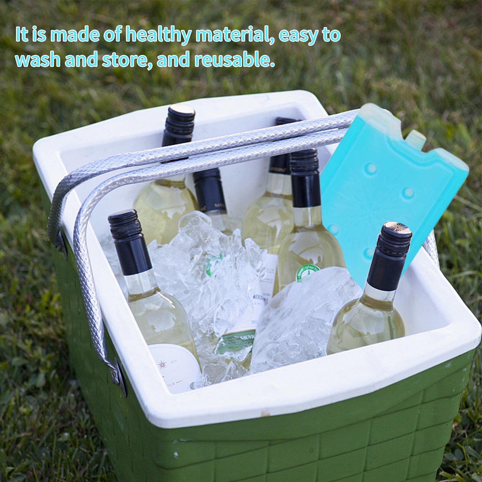 4 Confezioni Di Ghiaccio Riutilizzabili Per Refrigeratore - Freddo Fino A 12-18 Ore, Ecologiche - 6