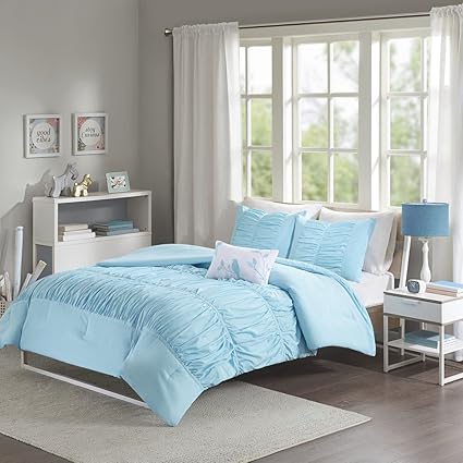 light blue bedding twin