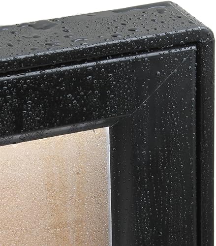 Miniatura 3 de Tablero de anuncios cerrado con barra de cabecera, puerta abatible con bloqueo, ventana de 26 x 36 pulgadas, junta de goma, iluminación LED para