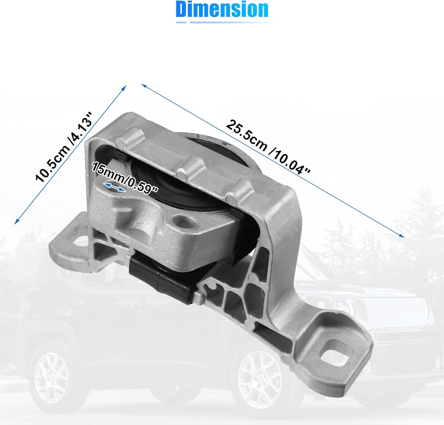 X AUTOHAUX Right Engine Motor Mount No.BP4S39060 for Mazda 3 I 2.0L L4 - Gas 2004-2010