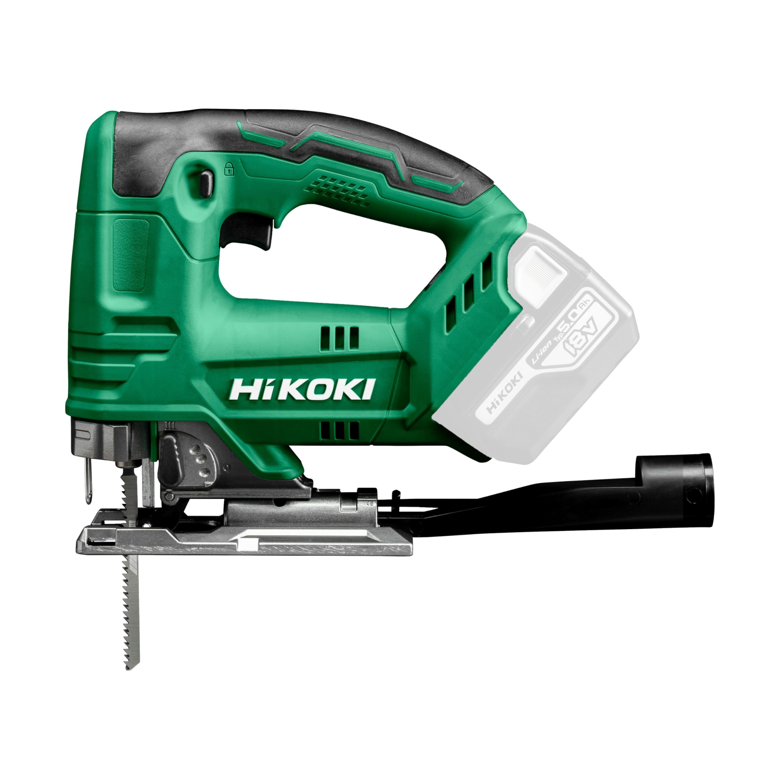 HiKOKI scie sauteuse sans fil CJ18DA pour couper droit sans effort ni clé de serrage