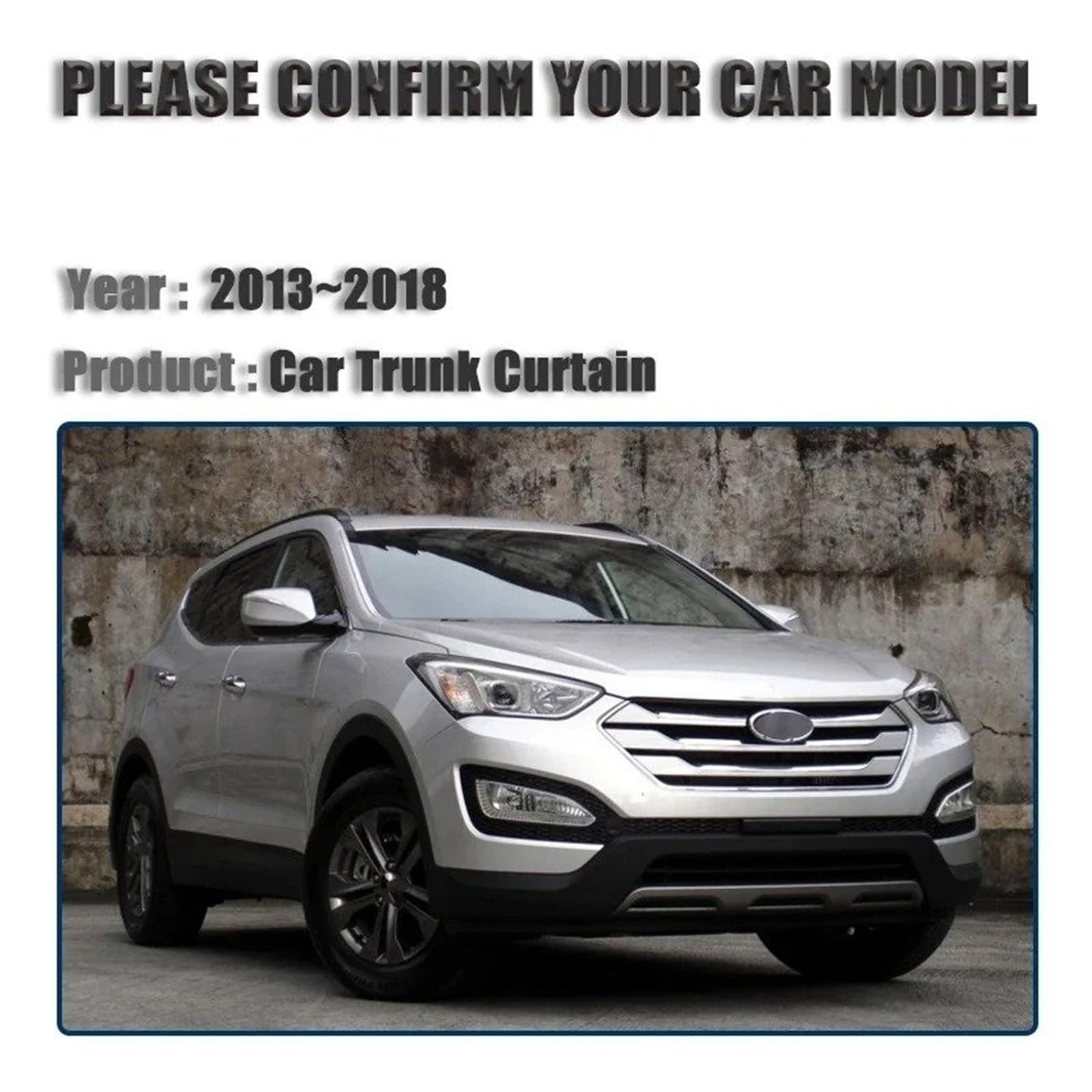 Cargo Cover Zubehör DM SWB Auto Trunk Cargo Abdeckung Gepäck Vorhang Teile Für Hyundai Für Santa Für Fe Sport 2013~2018 2014 2015 2017 Kofferraumdeckel
