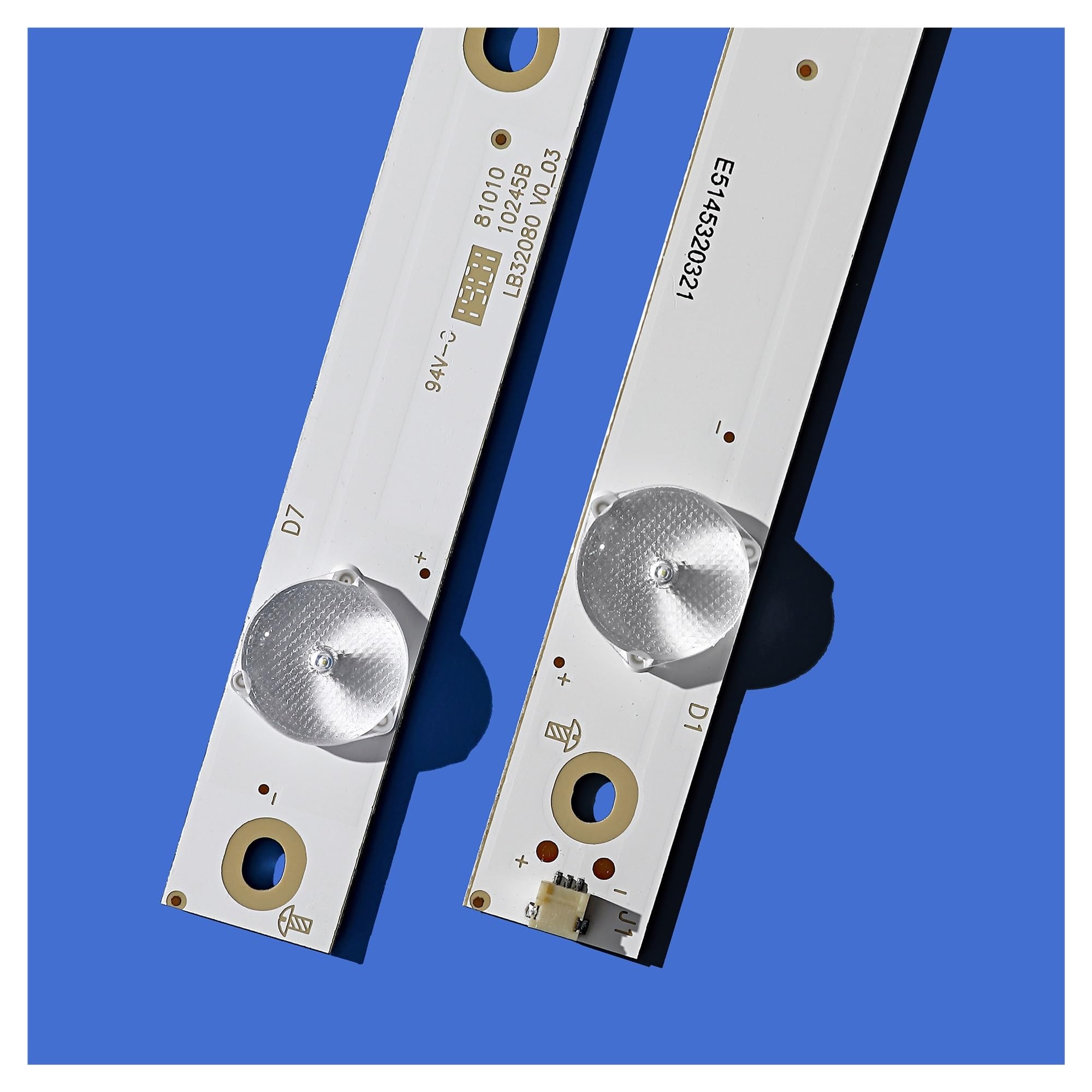 Replacement LED Strips (3 Pack) For Philips, Sharp, Sony 32" TV Models 32PFT5300, 32PFH4100, Etc.