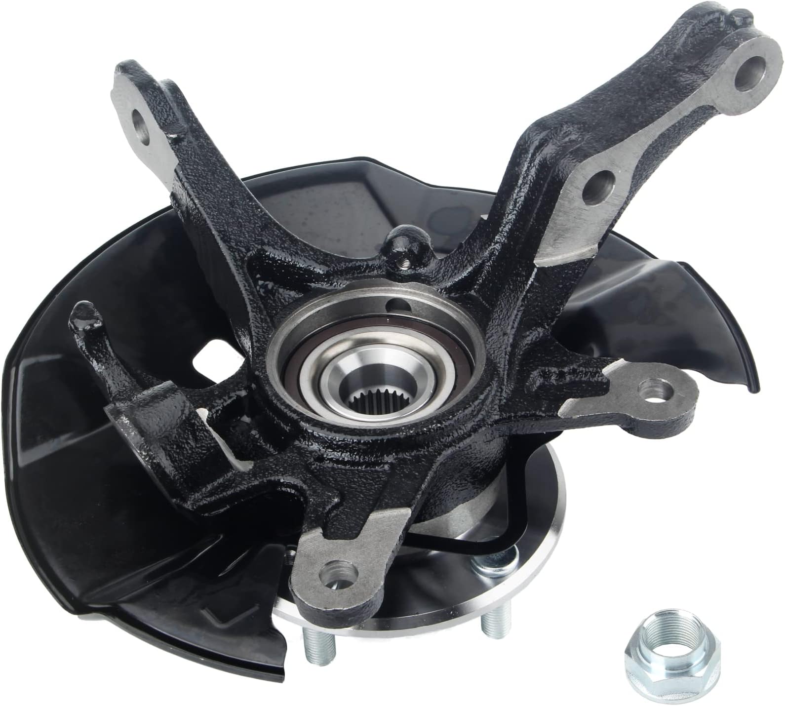 Front Left Wheel Hub Bearing & Steering Knuckle Assembly For 2003-2005 Honda Civic 1.7L - LH Driver Side