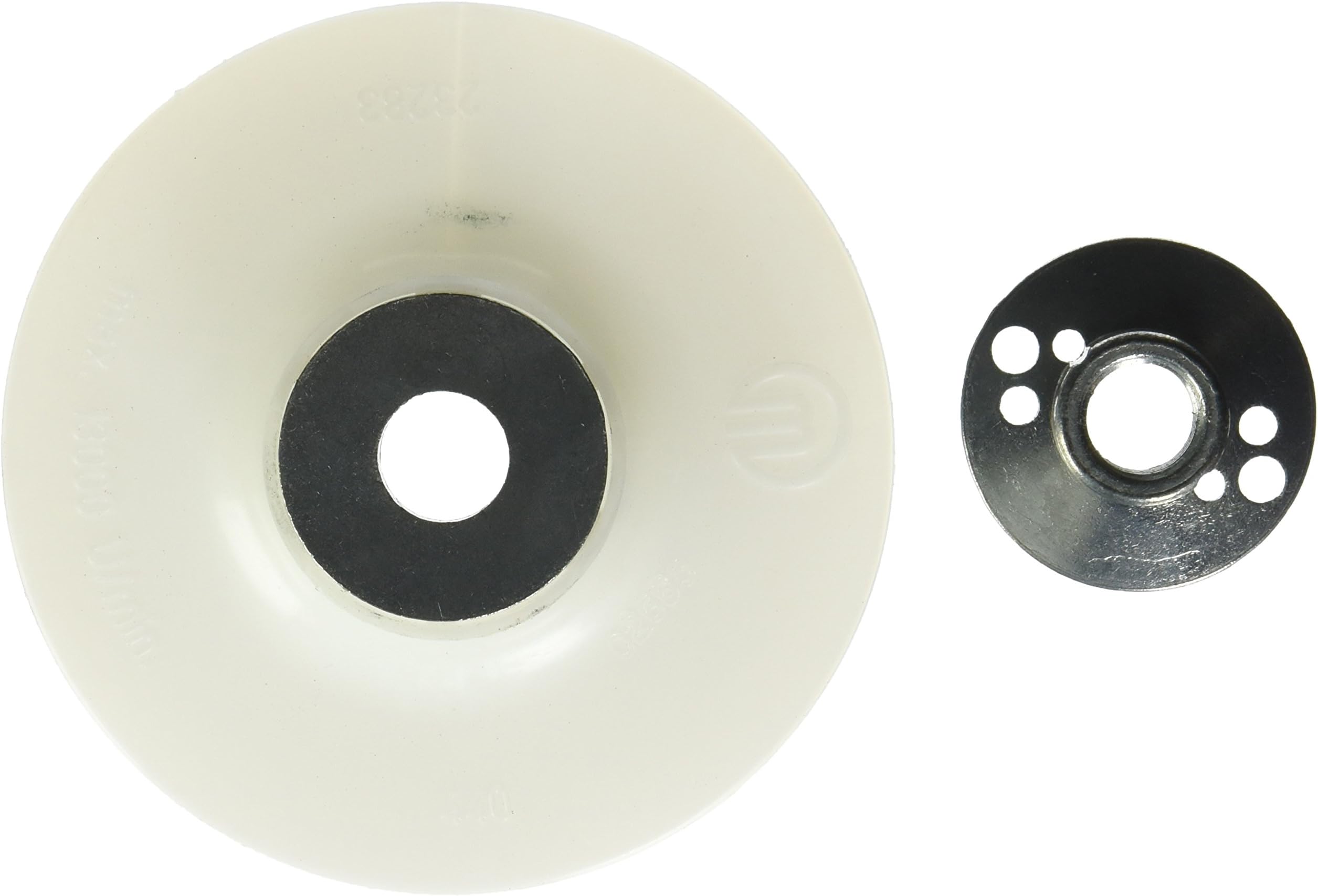 4-1/2-Inch Backing Pad, White, 623283000