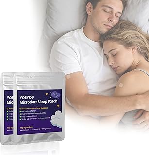 Micro-Dart Sleep Patches for Adults Men & Women, with Magnesium Glycinate, L-Theanine & Melatonin, Gentle Sleep Support, Easy Application, Wake Up Feeling Rested - 18 Pack