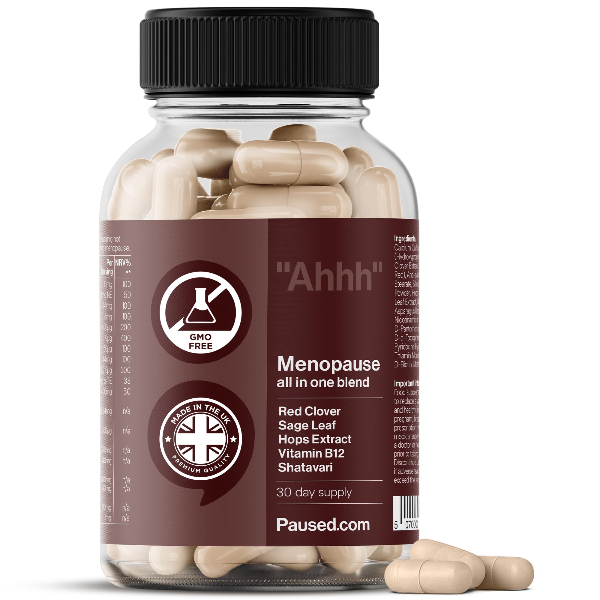 Menopause Relief Tablets - 60 Capsules