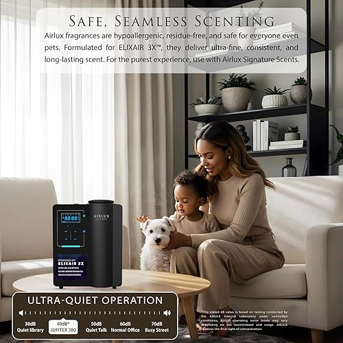 Miniatura 3 de Jupiter 5000 - Máquina de aire inteligente para grandes espacios, difusor de aroma de hotel con aire frío Elixair 3X Tech 3X Tech 33.8 fl oz, hasta