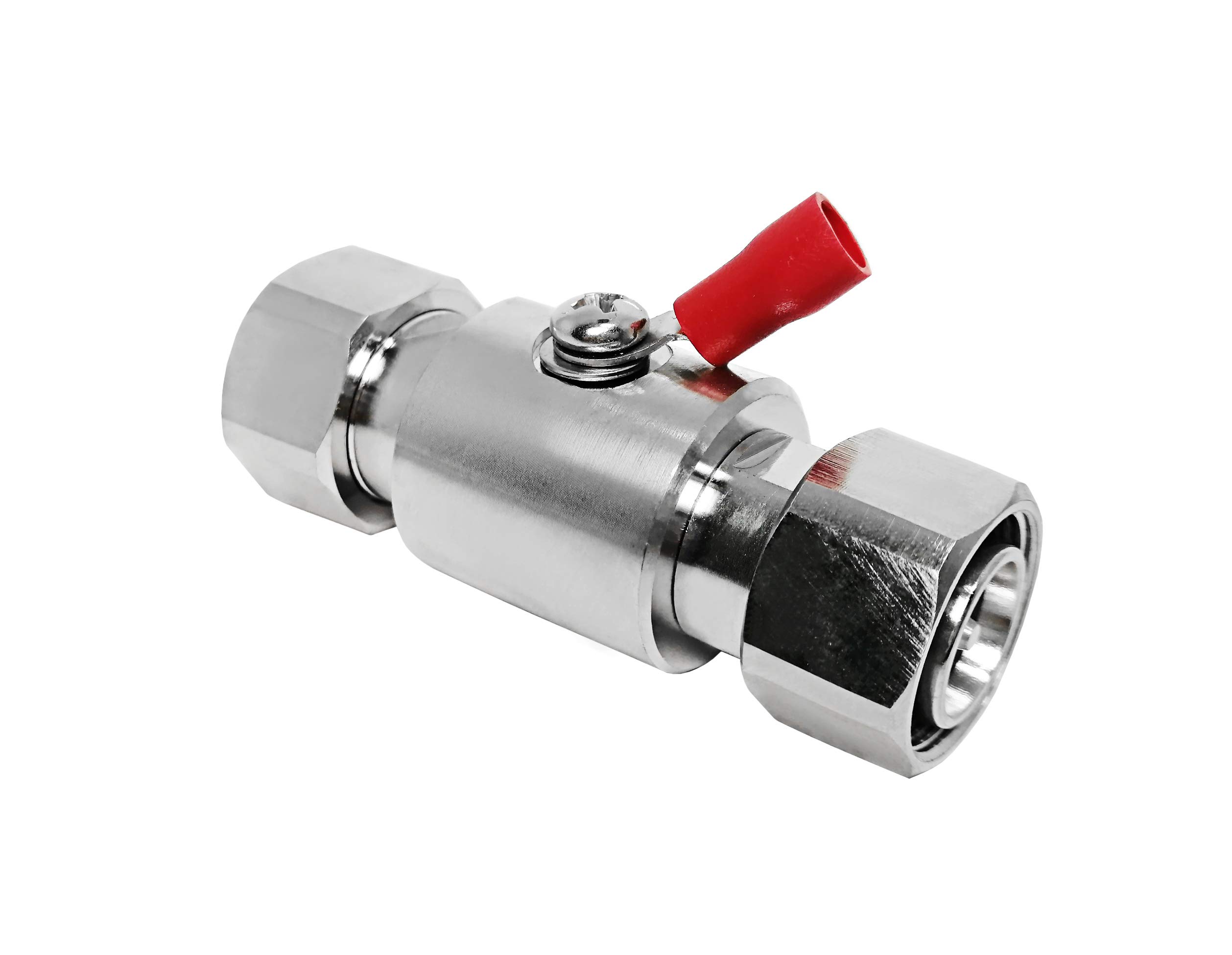 Parafoudre 0-3GHz 4.3/10 mâle à mâle, 1 pièce, parafoudre 50 Ohm for Une Protection fiable du Signal