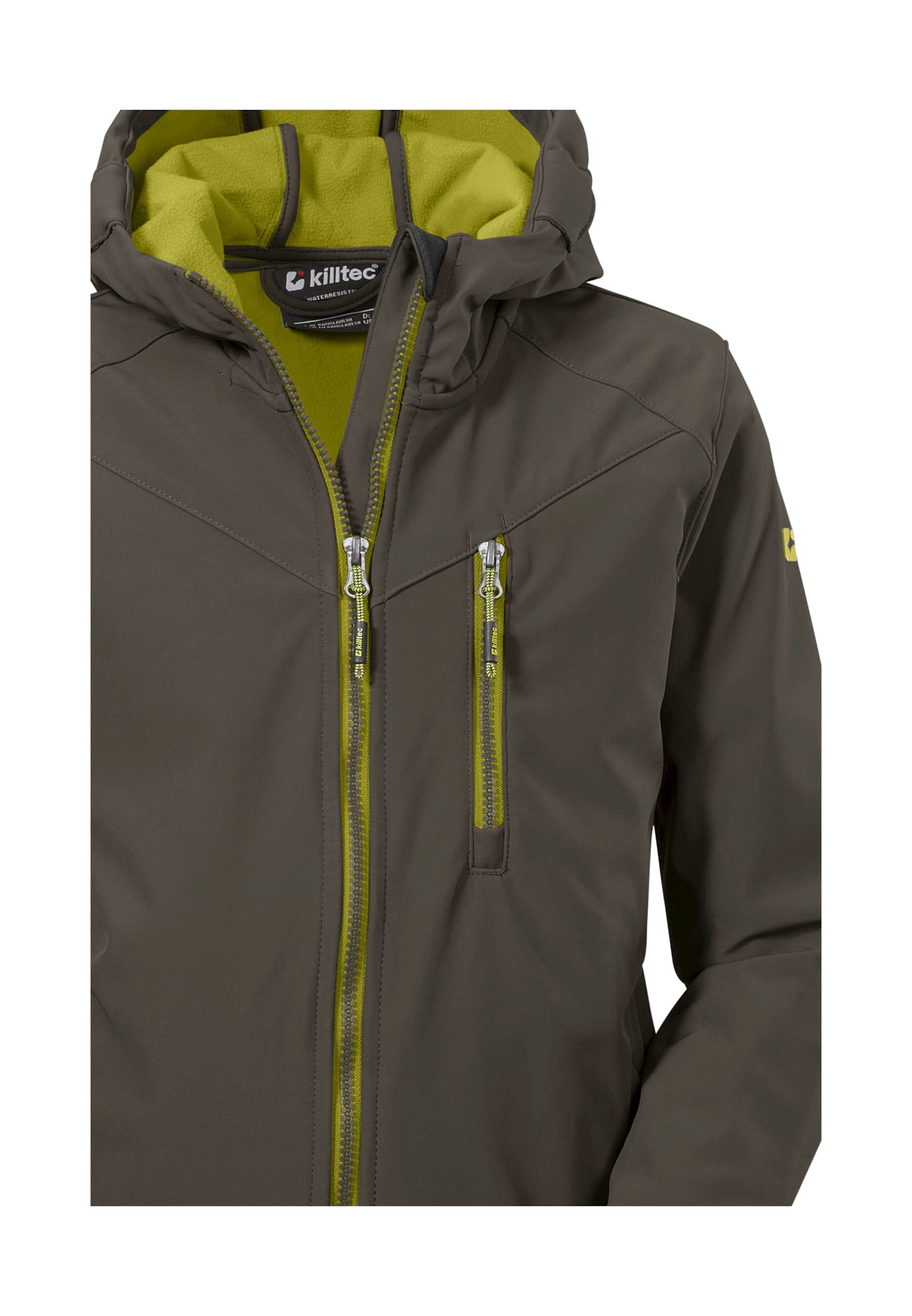 Killtec Jungen Soft Shell Jacke Softshell Jacke mit Kapuze Boys Softshelljacke wasserabweisend
