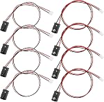 Paquet de 4 IR Capteur de faisceau de rupture, 5MM Module de comptage des LEDs, commutateur photoélectrique à faisceau partagé pour DIY Projet d'automatisation électronique Contrôle industriel