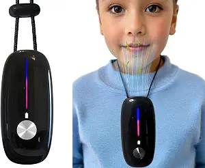 Portable Air Purifier Necklace - Wearable Personal Ionizer for Cleaner Air, Rechargeable, Compact & Stylish for Travel, Office, Outdoors