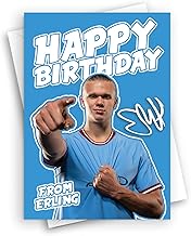HWC Trading Erling Haaland Manchester City Football Player Fan Happy Birthdays Cards Celebrations Geetings Gifts - A5 (ID-005675)
