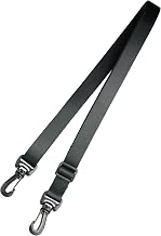 No Border FABLT SY20 Replacement Shoulder Strap Belt 0.8 inch (20 mm) Wide, Made in Japan, Black