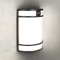 Vista 19 de ASD Lámpara LED de montaje en pared para exteriores e interiores de 10 pulgadas – Iluminación moderna de aplique de pared de bronce aceitado – 15W