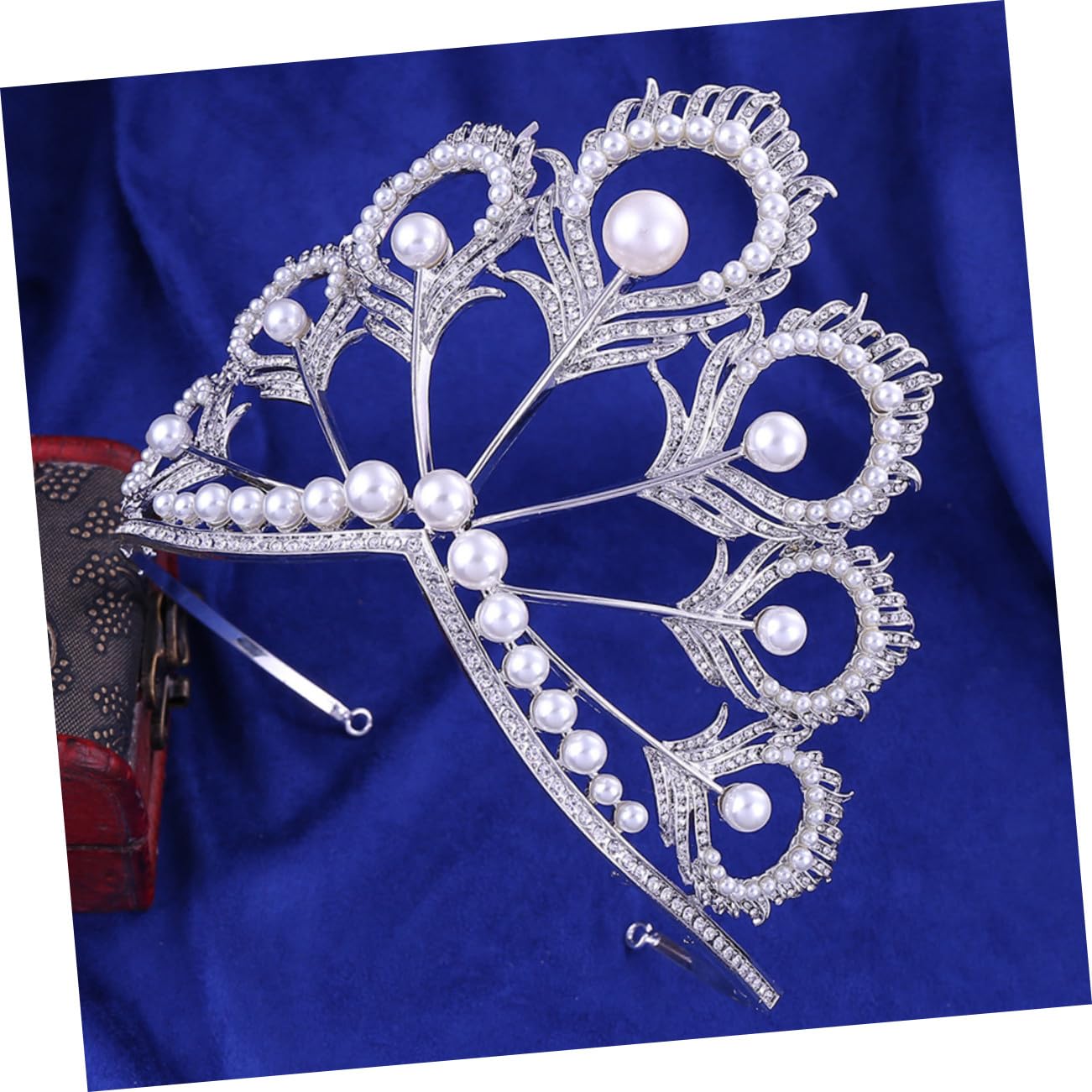 VICASKY 2 Pezzi Cerchietto Sposa e Accessorio Matrimonio per Donne e Ragazze Copricapo Cerimonia e