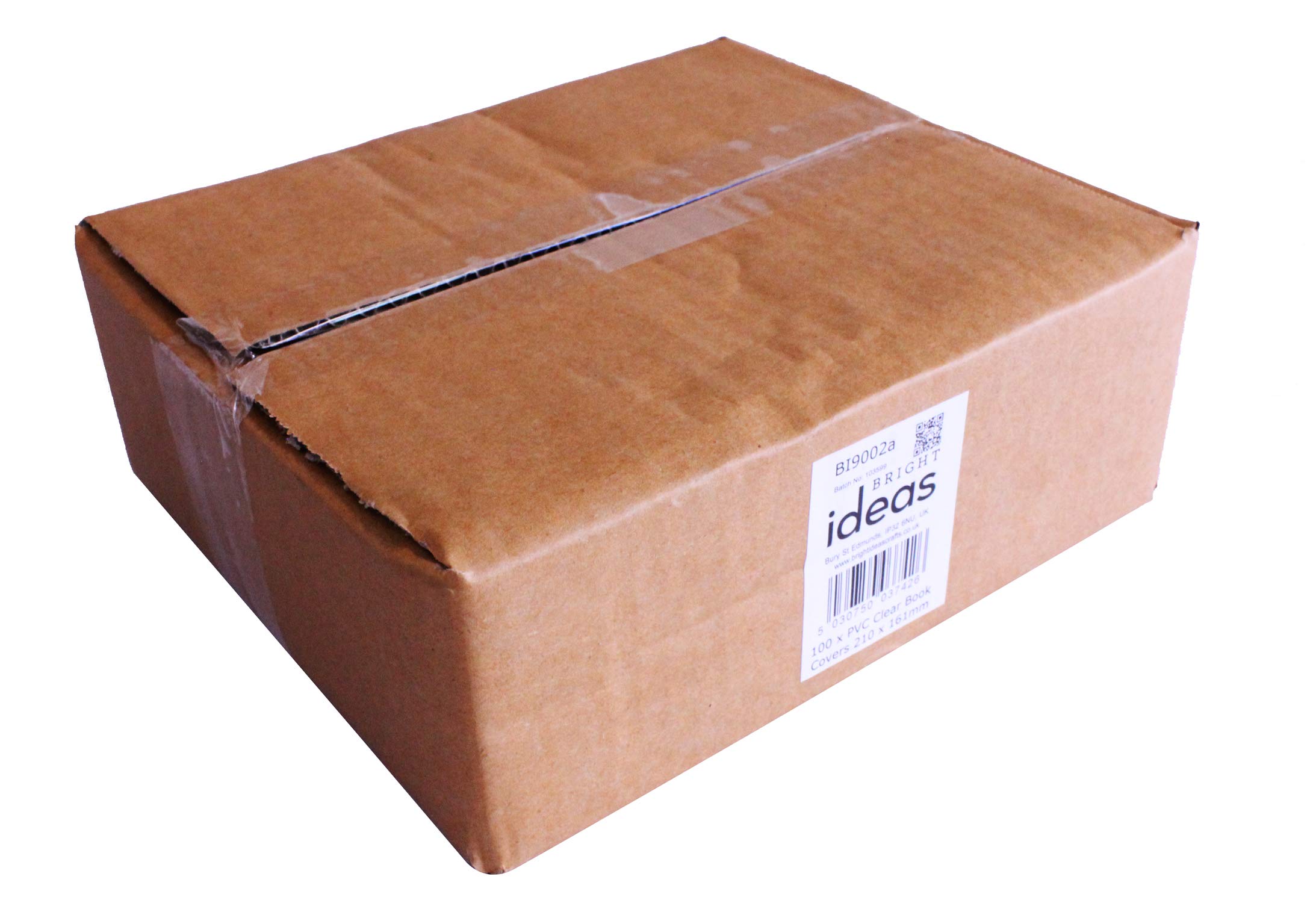 Bright Ideas Aa 165 x 210mm (Box of 100) Clear Thicker and Extra Strong and Sturdy PVC Plastic Slip-On Book Cover Jackets. Easy to Clean Plastic and Wipeable Made to Protect School Exercise Books - Image 2