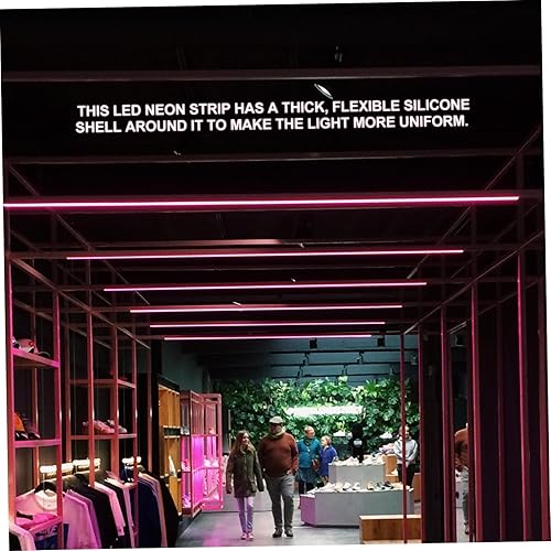 Miniatura 3 de Angoily Tira de neón para decoración de puerta, barra de luz LED, tira de luces LED, tira flexible de cuerda de silicona de neón, luces de noche de