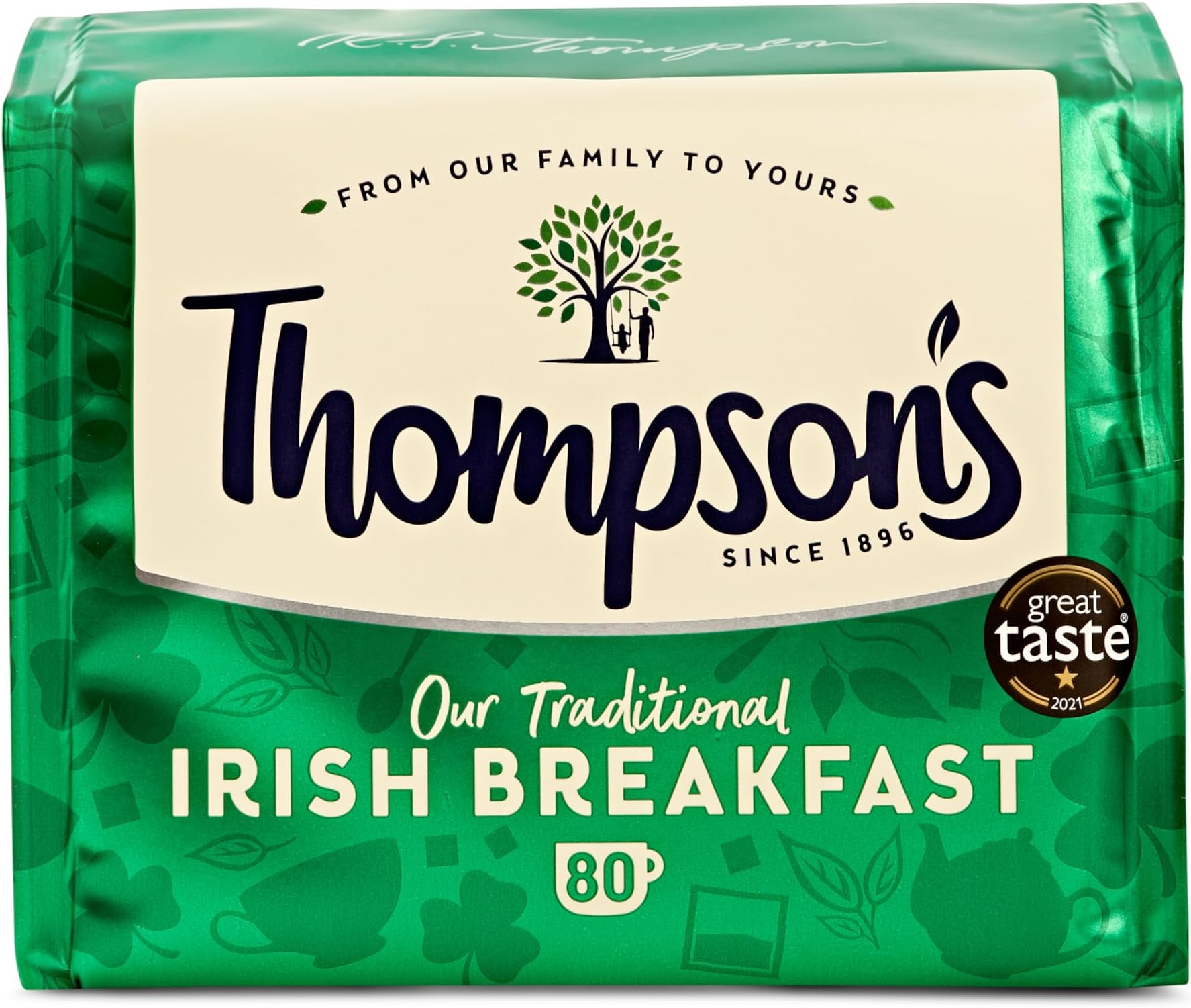 Punjana Tea Ltd Tea, Irish Breakfast, 80 Count (Pack of 4)