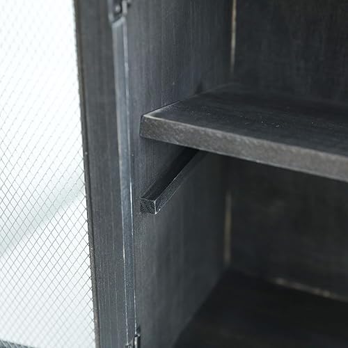 Miniatura 5 de COLLECTIVE HOME - Armario de almacenamiento, mini gabinete de encimera, organizador de madera para dormitorio, cocina con puerta magnética,