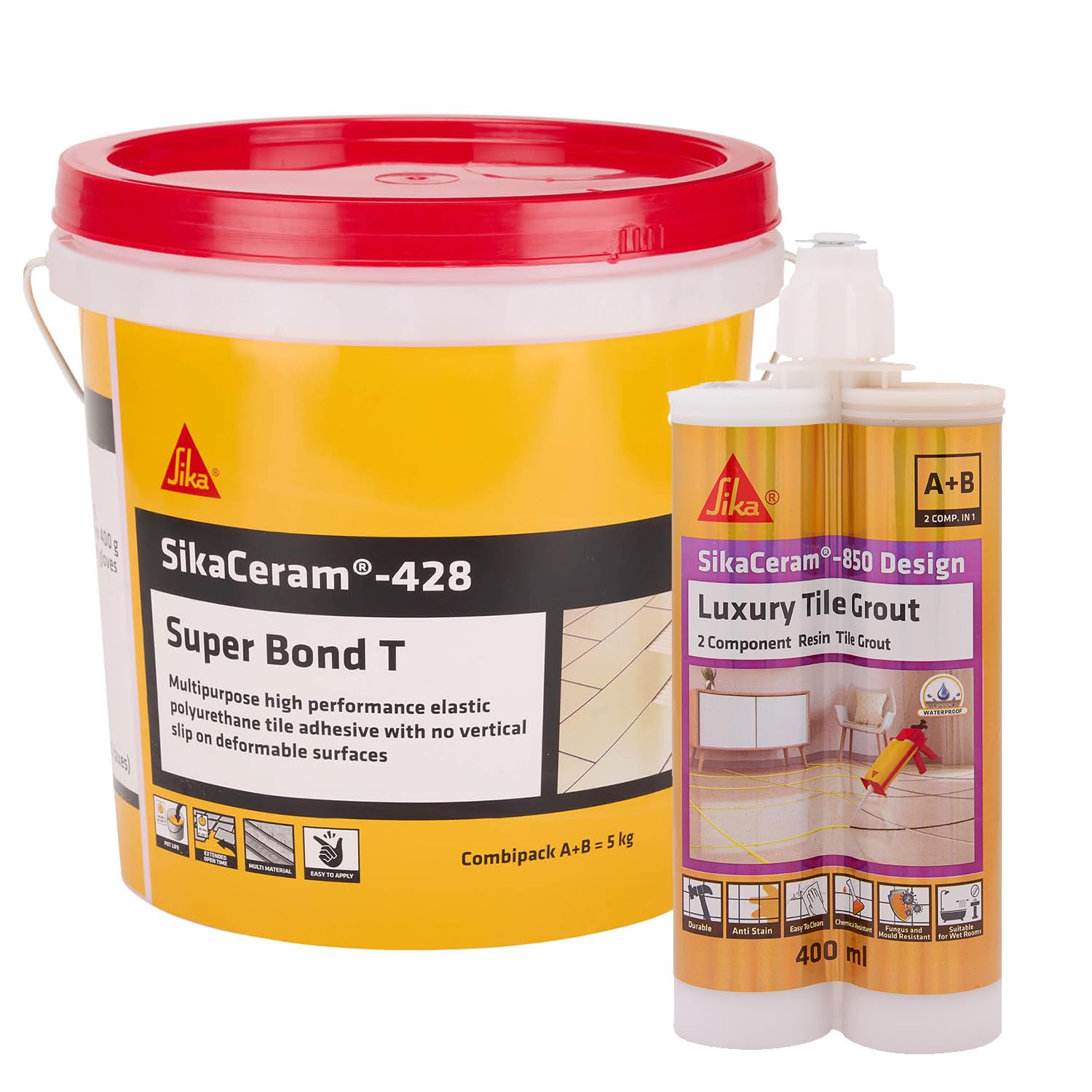 SIKA - Tile adhesive - SikaCeram 428 Super Bond T - Multipurpose high performance tile adhesive with (B0C7Q99SQ7) Amazon Price History, Amazon Price Tracker