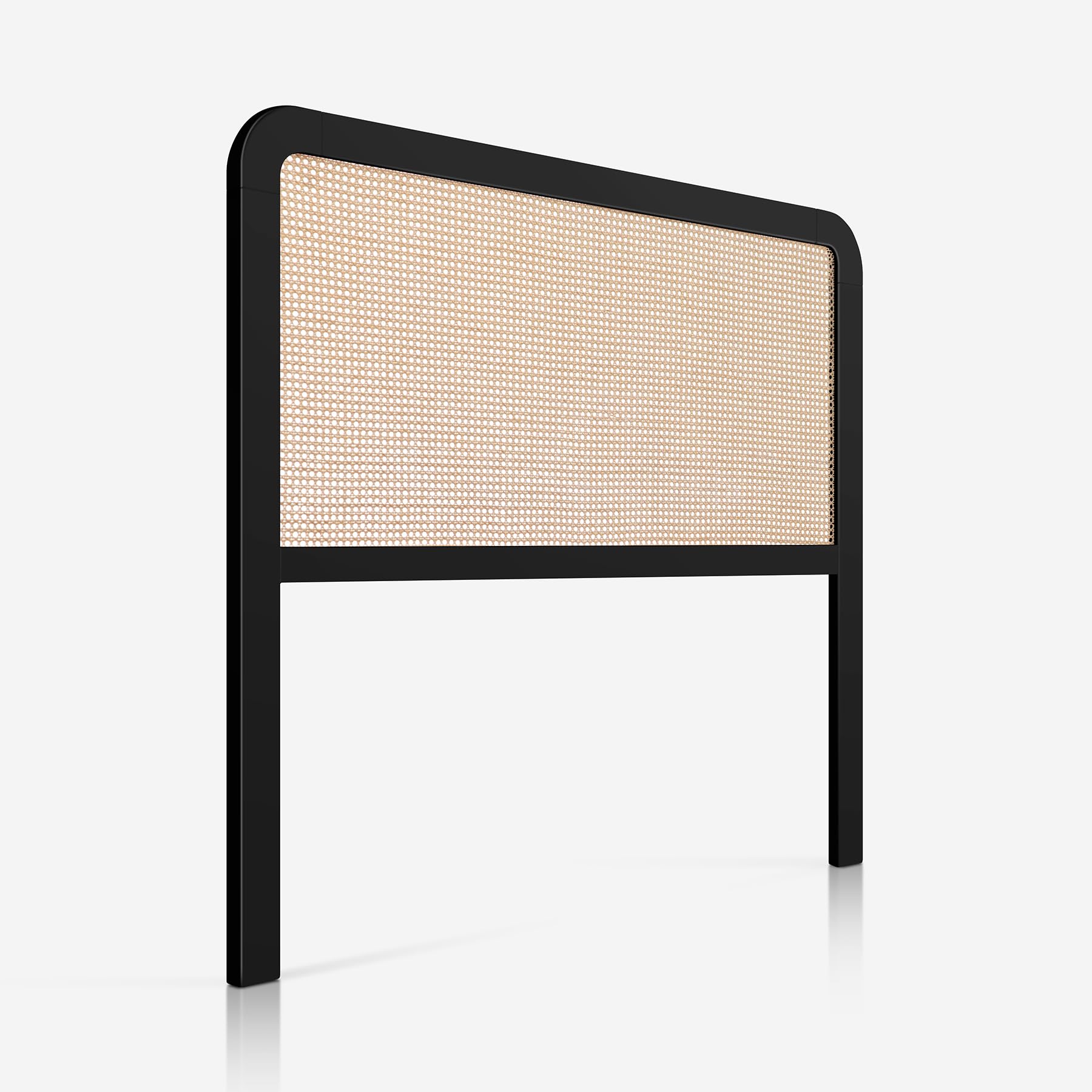 PEJECAR Cabecero EUME (Ratán) | Cama de 105 | Pino | Negro