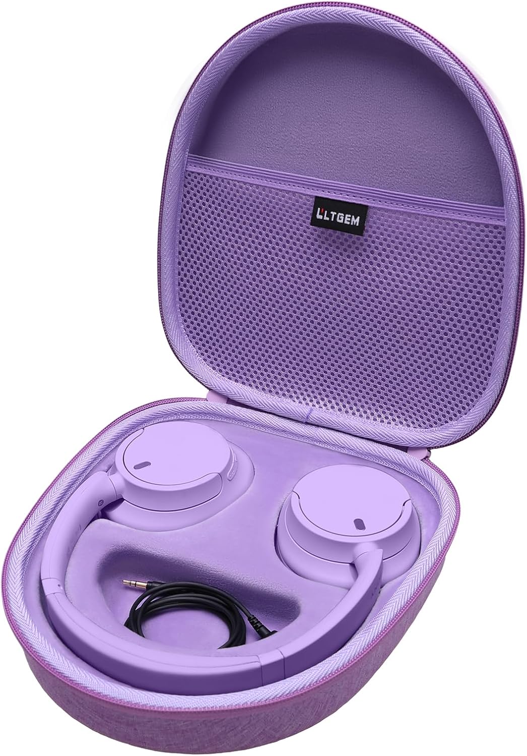 LTGEM Case Compatible with Sony WH-CH720N / WH-CH520 / WHCH710N / WH-CH510 Noise Canceling Headphones Over The Ear Headset, Light Purple