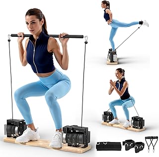 Home Gym Equipment – 33–45LBS All-in-One Portable Workout Machine for Full-Body Strength Training