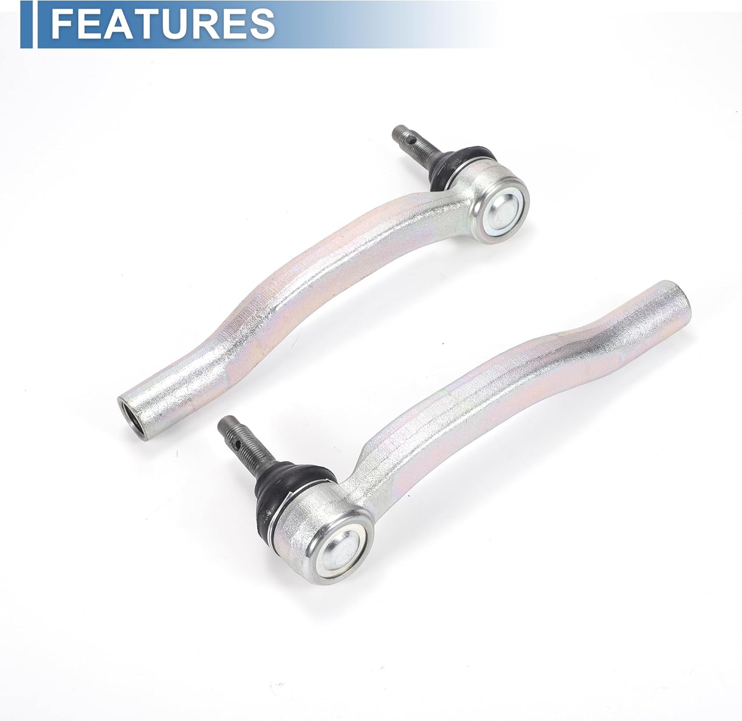 X AUTOHAUX 2pcs Front Outer Tie Rod Ends Kit Suspension Steering Tie Rod End for Toyota Sienna 2011-2019 Drag Link No.ES800997/ES900998