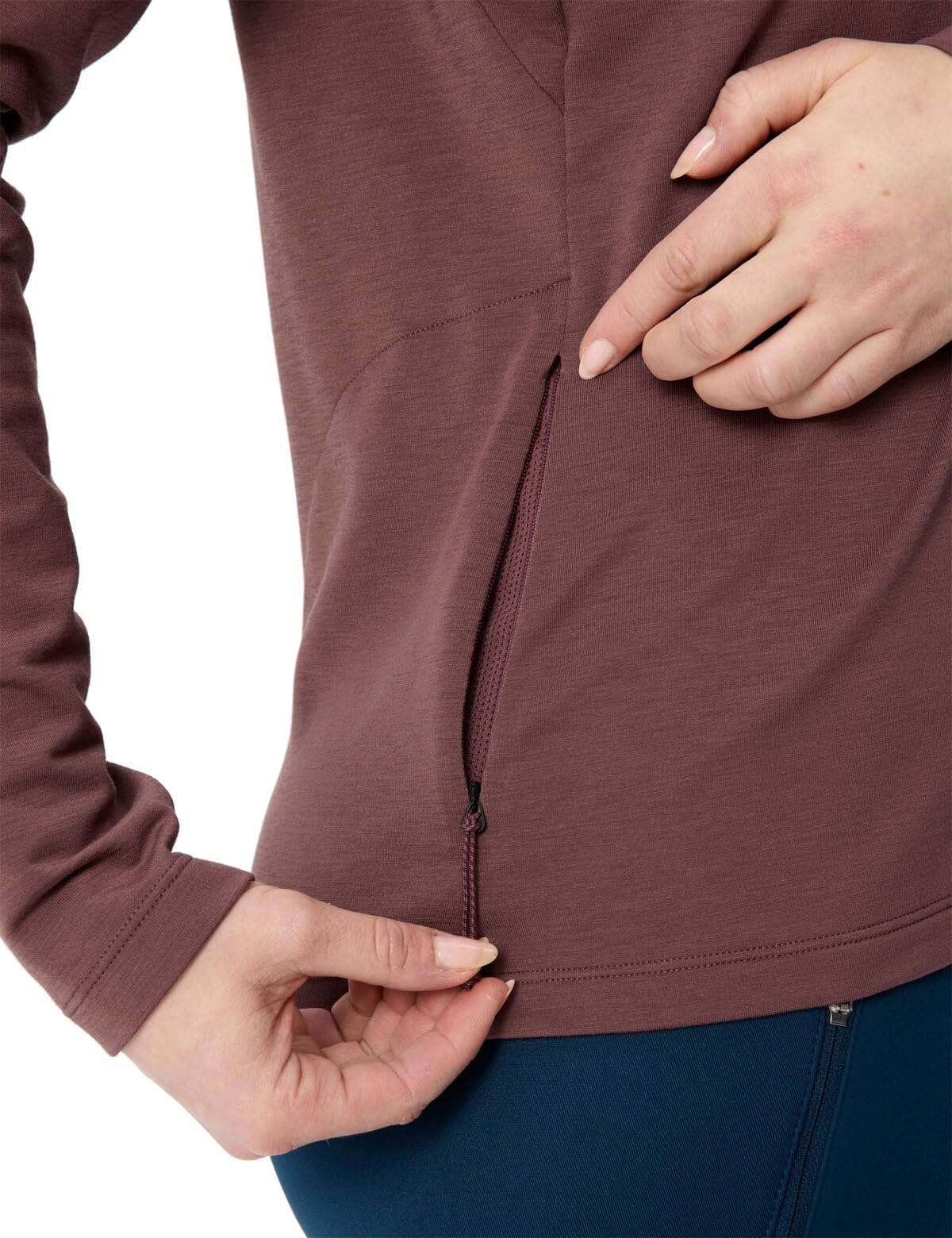 Maglietta da Donna Wintry FZ a Maniche Lunghe, Comoda Maglia da Ciclismo da Donna, Regolazione ottimale della Temperatura e dell'umidità Grazie alla Percentuale di Lana