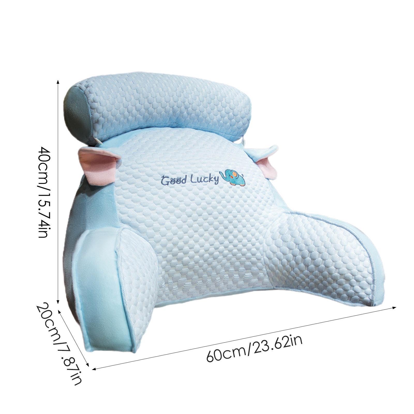 Cuscino Da Lettura Grande (90x80 Cm) Con Supporto Per Braccia E Schiena - Ideale Per Letto, Divano O Pavimento - Foto 9