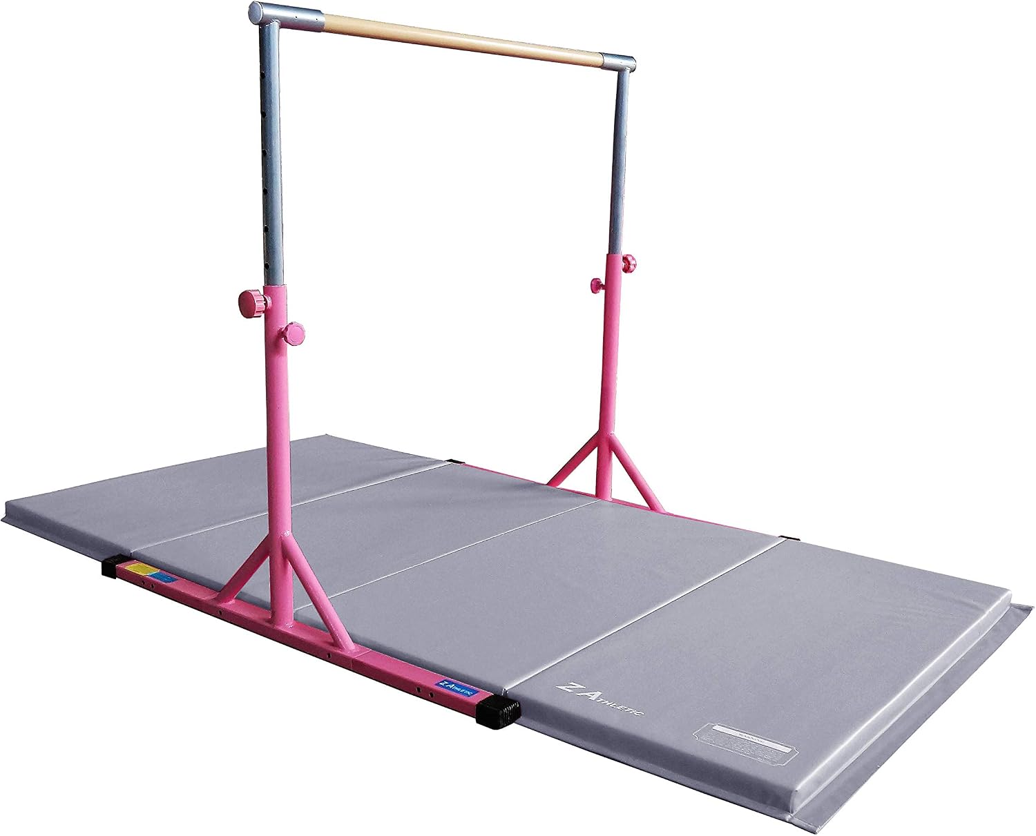 Z ATHLETIC Kip Bar and 4'x8'x2" Gymnastics Mat