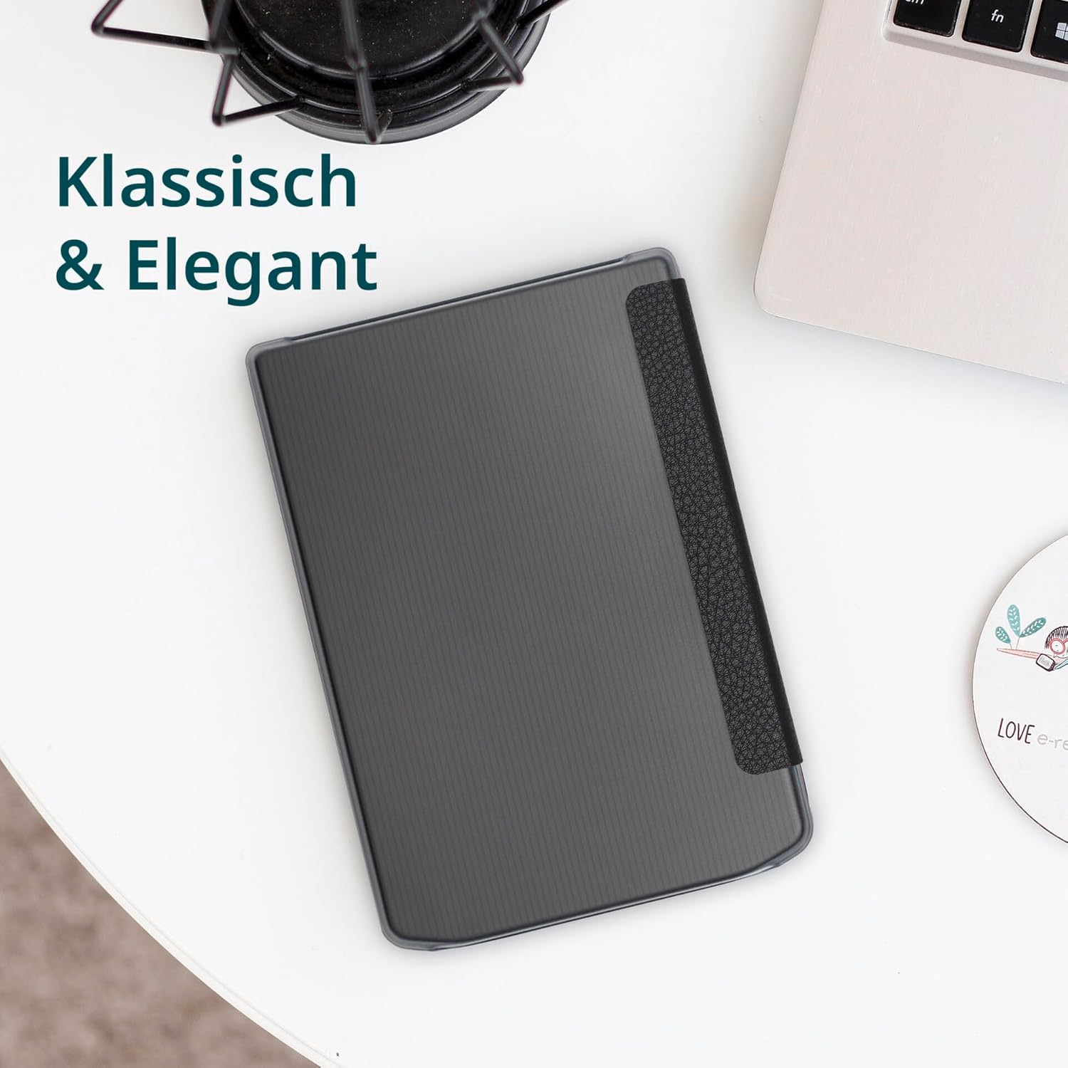 Pocketbook Cover Shell Transparent Black (for Verse Series)