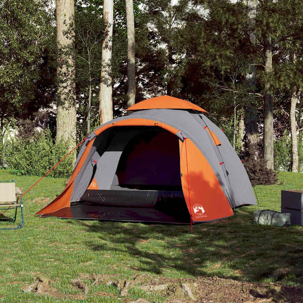Carpa exterior verde impermeable con sistema de liberación rápida, T-poliéster, ligera y portátil para aventuras de camping