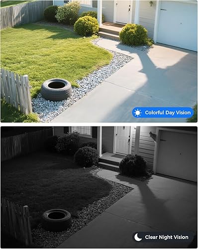 Miniatura 7 de Hiseeu [16 canales expandibles] Sistema de cámara de seguridad inalámbrica Pro 2.4G/5G, monitor LCD de 10.1" de 8MP, 4 cámaras