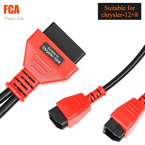 Miniatura 6 de Cable adaptador 12+8 para Chrysler FCA 12 8 Gateway Cable de derivación de seguridad para Autel Maxisys conector universal para Dodge Ram Jeep