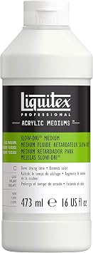 Liquitex Professional Fluid Medium, 473ml 16-oz, Slow-Dri Blending
