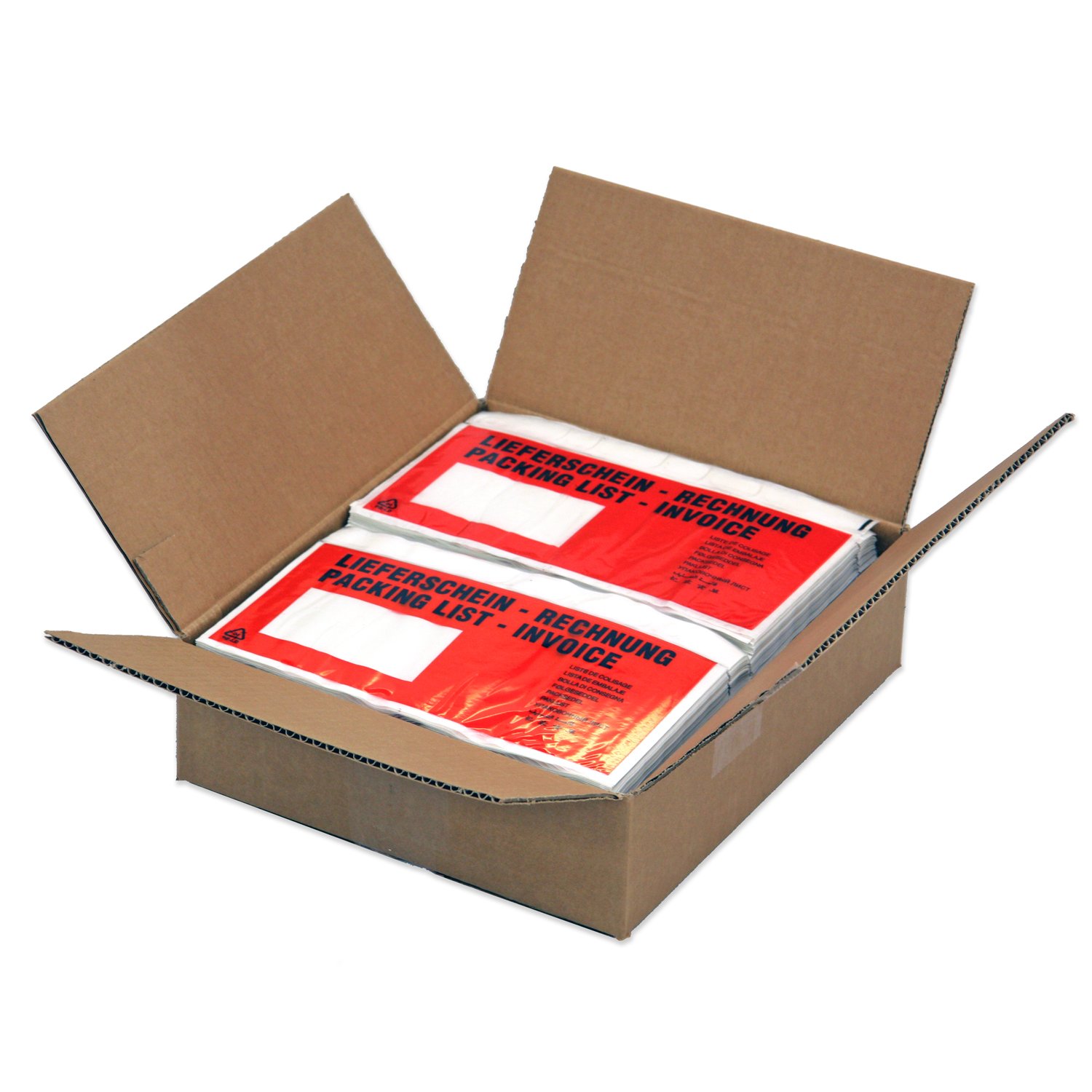 Lieferscheintaschen neutral DIN lang aus Kraft-Papier günstig kaufen