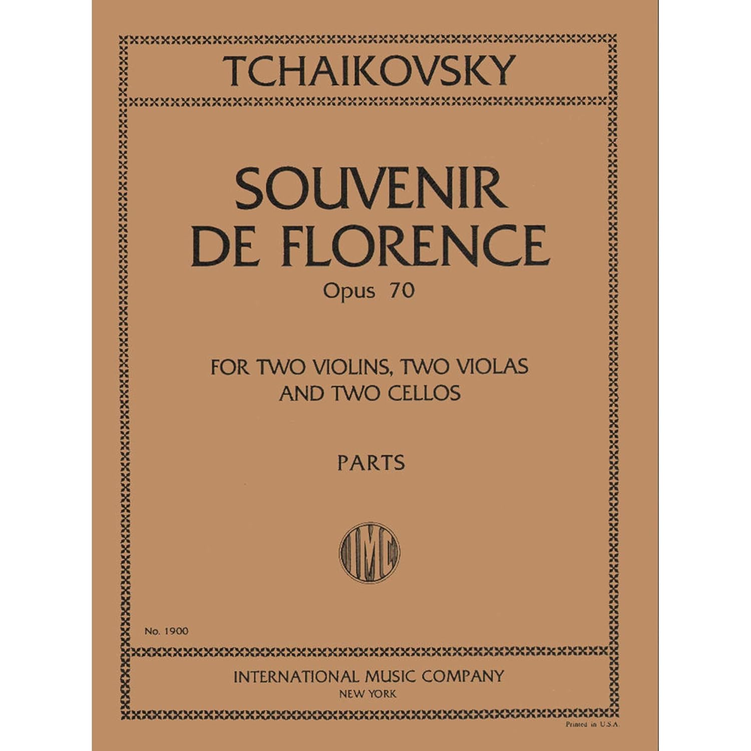 Tchaikovsky, Pyotr Ilyich - Souvenir de Florence Op 70, Parts For Two Violins, Two Violas, and Two Cellos Published by I [Sheet music] [Sheet music] [Sheet music] [Sheet music] [Sheet music] [Sheet music] [Sheet music] [Sheet music] [Sheet music] [Sheet music] [Sheet music] [Sheet music]      Sheet music