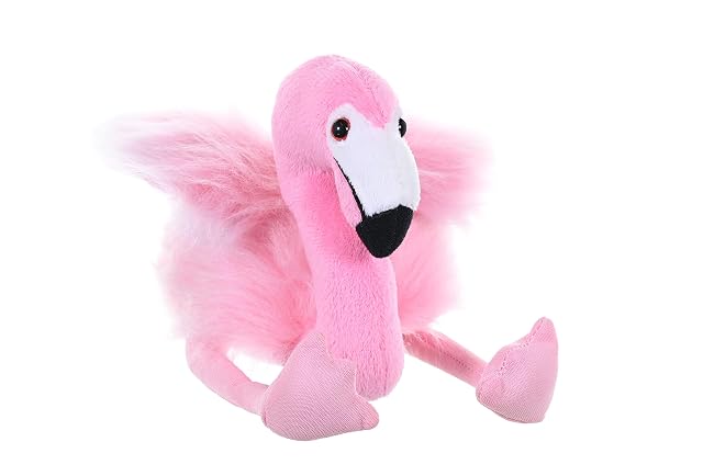 Wild Republic Cuddlekins Mini Pájaro Flamenco, Animales de Peluche, 20 cm, Regalo Recién Nacido