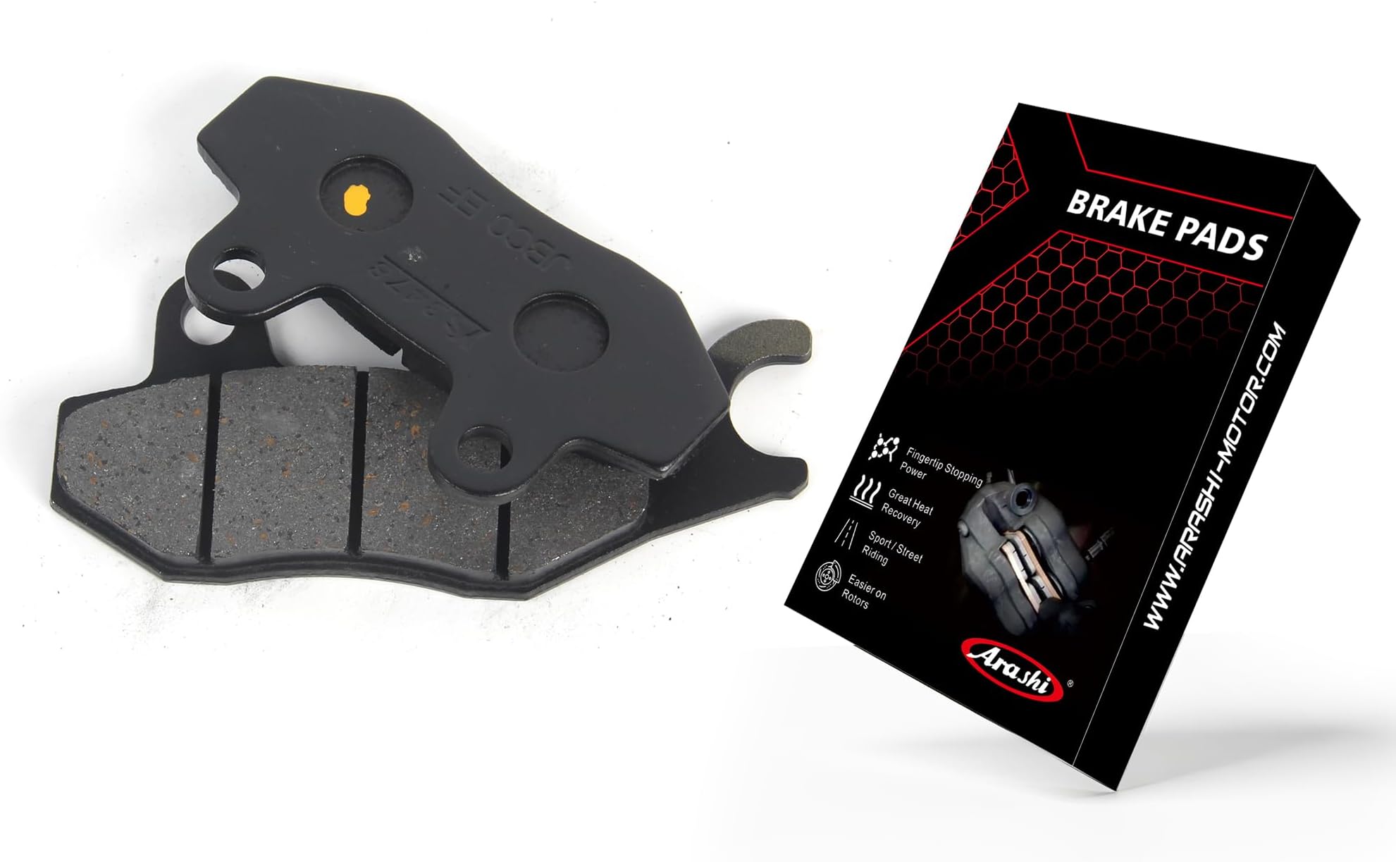 Arashi Front Brake Pads for TRIUMPH Tiger 955 2005-06/Bonneville 865cc 09-15/Speedmaster 765cc 03-04/Speedmaster 865cc 05-07/T120 1200cc 16-21/Bobber 1200cc 16-21/Speedmaster 1200cc 18-21 Accessories