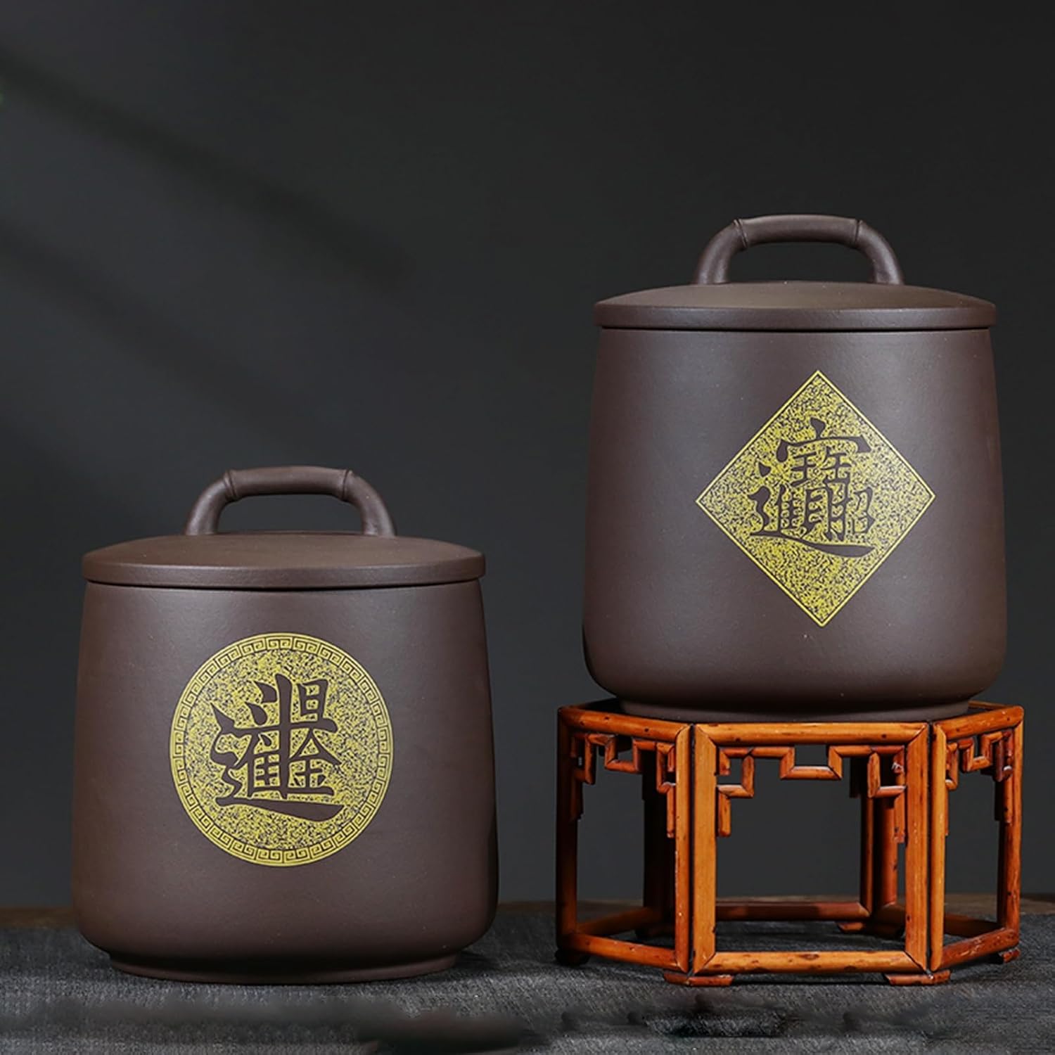 Ceramic Rice Jar with Lid Household Rice Storage Box Grain & Rice Storage Ceramic Container Suitable for Cereal Flour(9.47x11.02in)