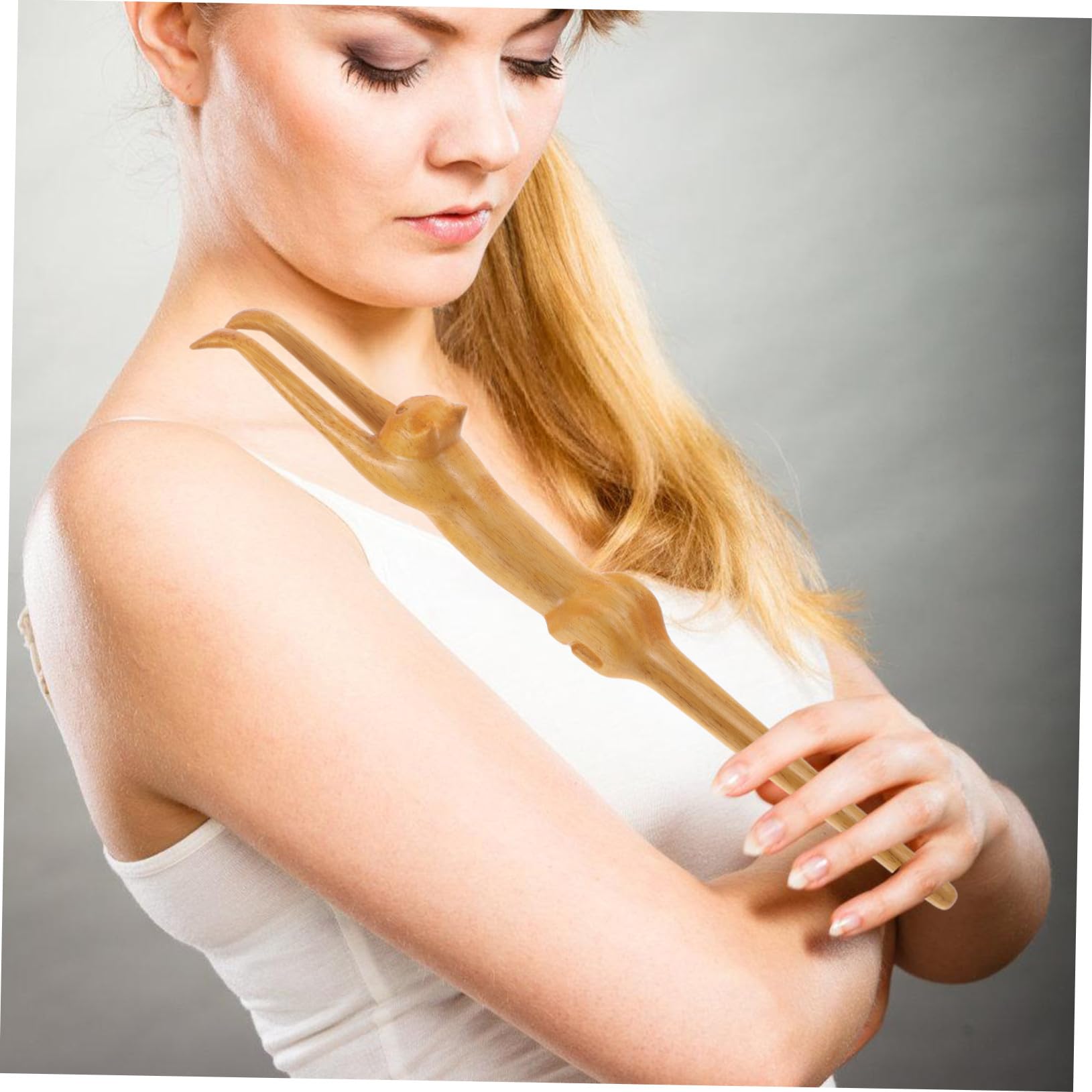 COLLBATH Rückenkratzer Aus Naturholz Mit Langem Griff Katzenkrallenform Juckreizlinderung Rückenmassagegerät Für Damen Und Herren Vielseitig Einsetzbar
