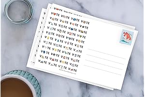 GenZ Vote Postcards: Amplify Your LGBTQ+ Pride and Encourage Voting with Colorful 4x6 Postcards
