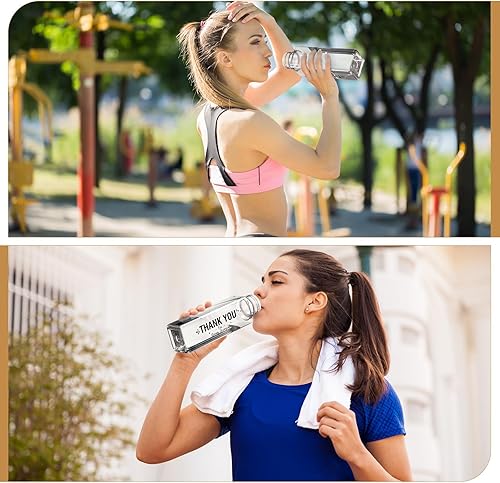 Miniatura 6 de Maxdot 24 botellas de agua de agradecimiento a granel de 17 onzas, regalos de agradecimiento a los empleados, botella de agua de plástico