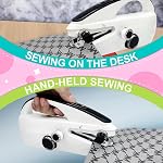 Hand Held Sewing Machines For Adults, Hand Held Sewing Machines For Hemming with Test Fabric(Not second-hand), Easy To Use Heavy Duty Rechargeable Hand Cordless Sewing Machine For Beginners, Women