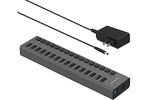 Sabrent 16-Port USB 3.0 Hub with 90W Power