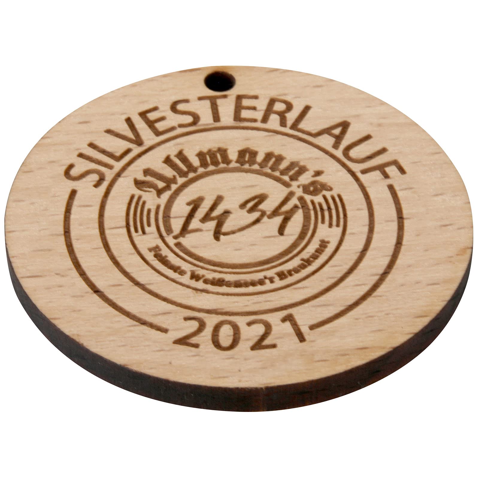 50 Stück Medaille aus Holz 55 mm nachhaltig 4mm stark individuell mit Gravur