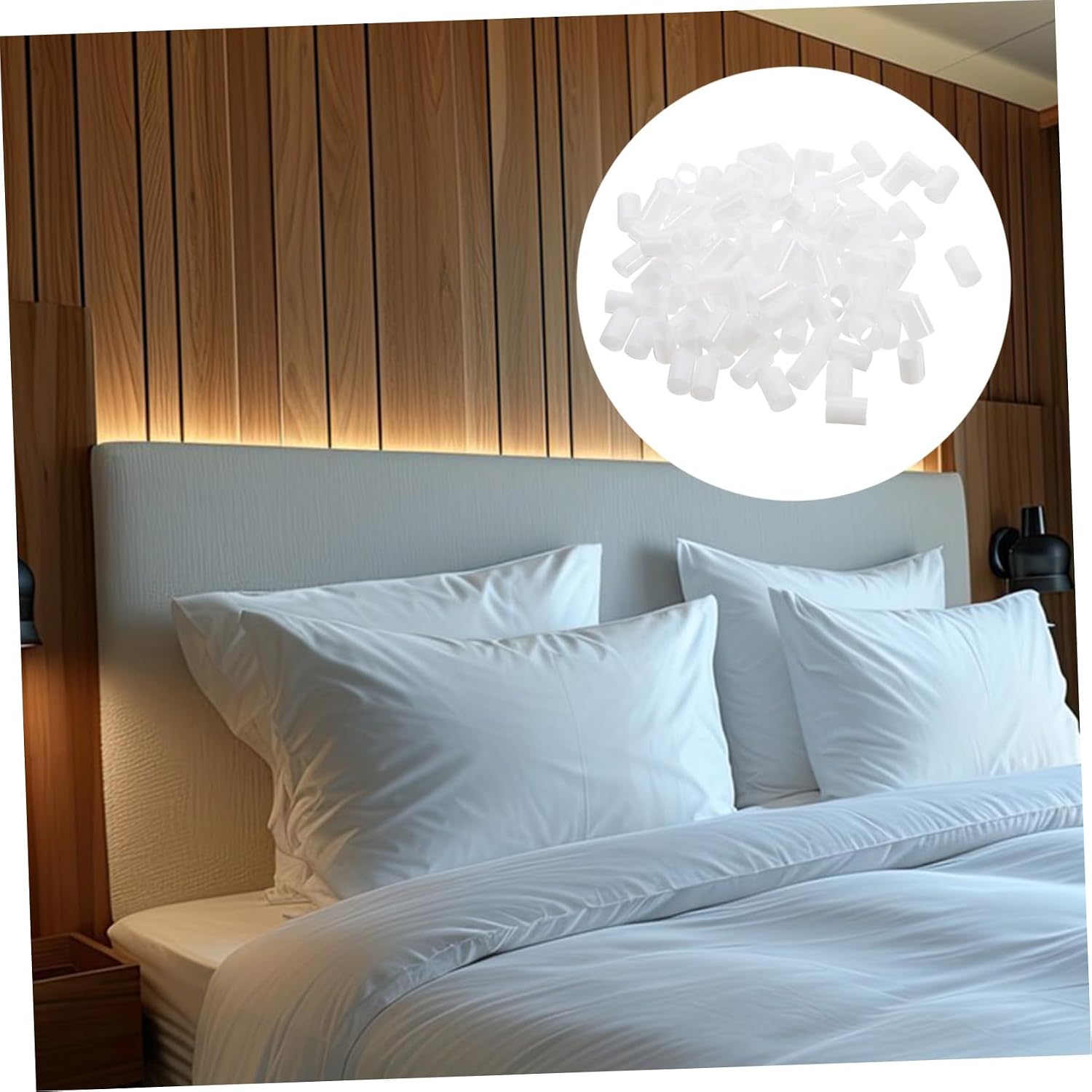 TPE Pipe Pillow Filling 500g White for Office Home Support